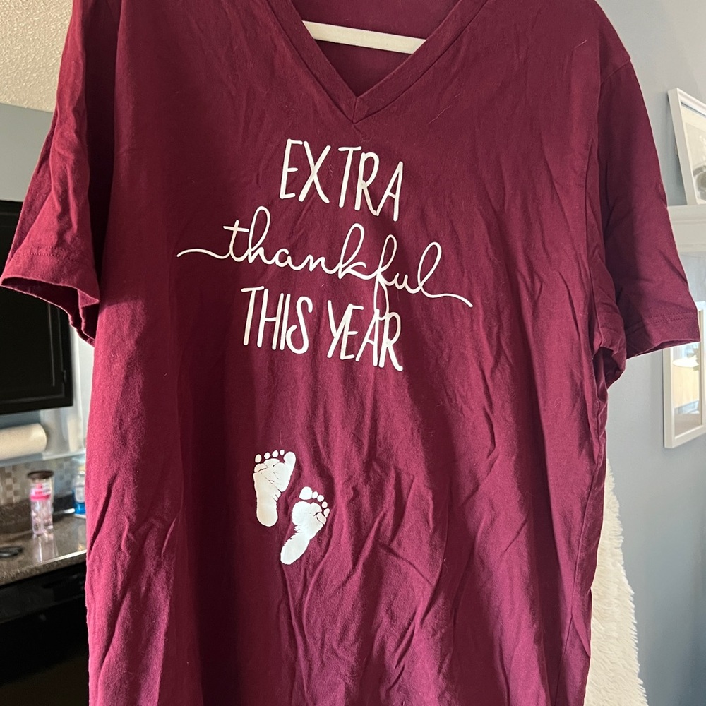 Extra Thankful maternity shirt